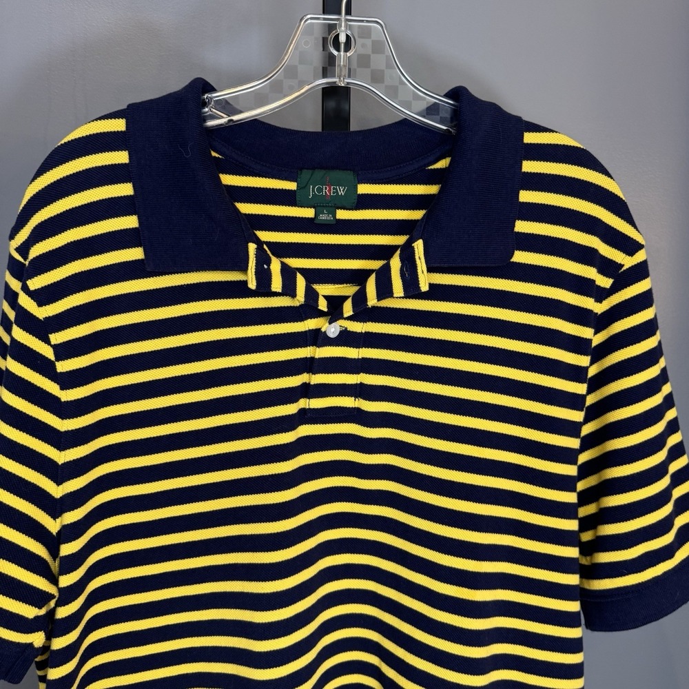 Men's J Crew Polo Shirt Large 100%‎ Cotton